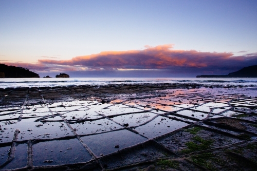 Tessellated Pavement - Australian Stock Image
