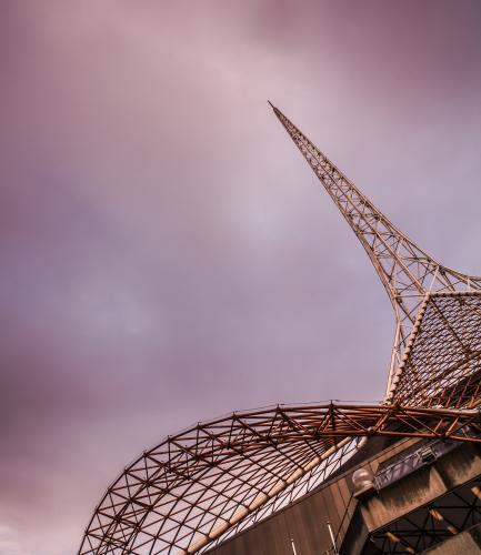 The Arts Centre Spire - in the CBD of Melbourne - Australian Stock Image