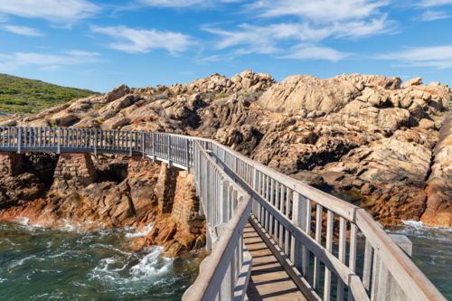 The Canal Rocks Walkway Yallingup Western Australia - Australian Stock Image