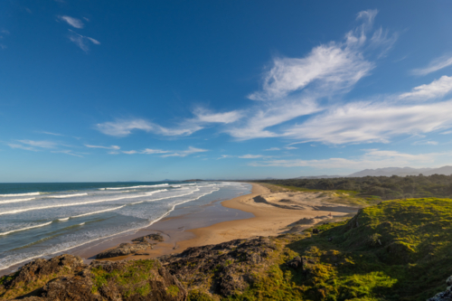 The coast at Coffs Harbour in New South Wales - Australian Stock Image