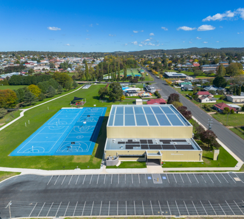 The Glen Innes Indoor Sports Centre - Australian Stock Image