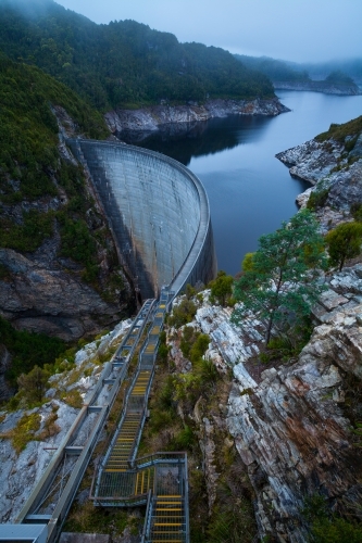 The Gordon Dam - South West Tasmania - Australia