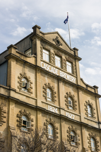 The iconic ancient Cascade Brewery on Sept 18th 2007 in Hobart, Tasmania - Australian Stock Image