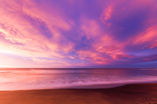 The iconic Bells Beach on a summer morning at sunrise near Torquay. - Australian Stock Image
