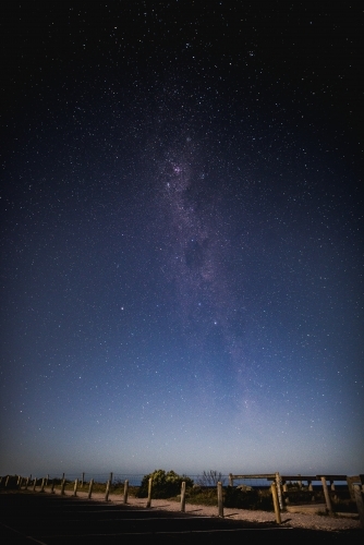 The milky way at the beach