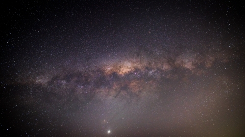 The Milky Way with Venus - Australian Stock Image