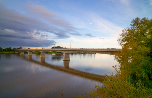 The new bridge across the Clarence River in Grafton, New South Wales, Australia - Australian Stock Image