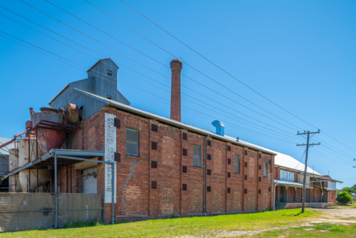 The Old Inverell Flour Mill in northern New South Wales - Australian Stock Image