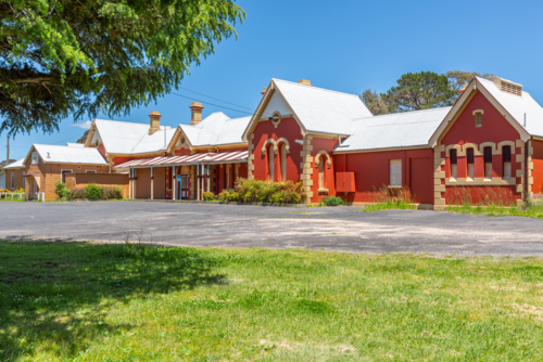 The old Railway Station in Glen Innes, New South Wales, Australia - Australian Stock Image