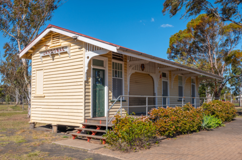 The old Railway Station in Jandowae - Australian Stock Image
