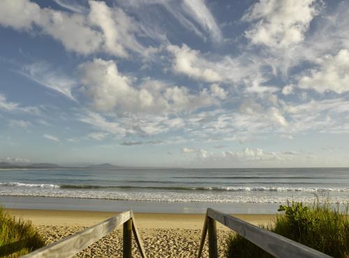 The path to Main Beach, Scotts Head - Australian Stock Image
