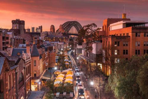 The Rocks at sunset - Australian Stock Image