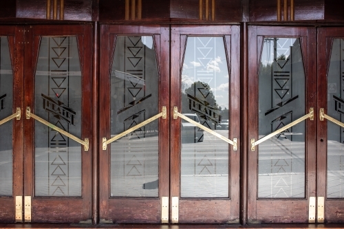 Theatre Doors - Australian Stock Image
