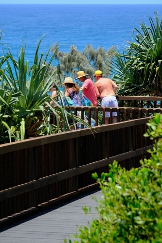Tourists enjoying the Gorge Walk - Australian Stock Image
