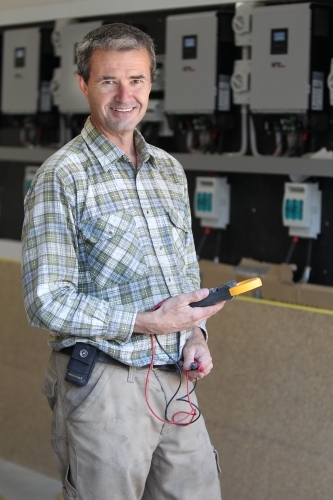 Tradesman at work - Australian Stock Image