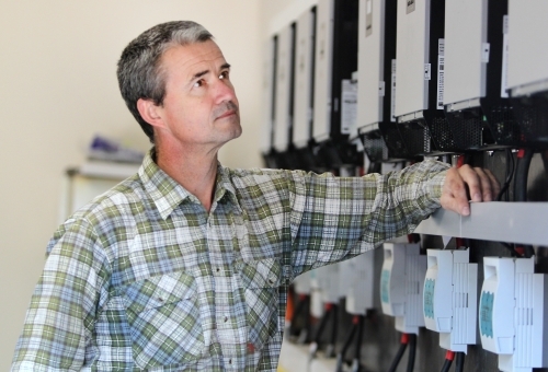 Tradesman at work - Australian Stock Image
