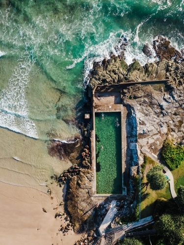 Traditional ocean pool in New South Wales