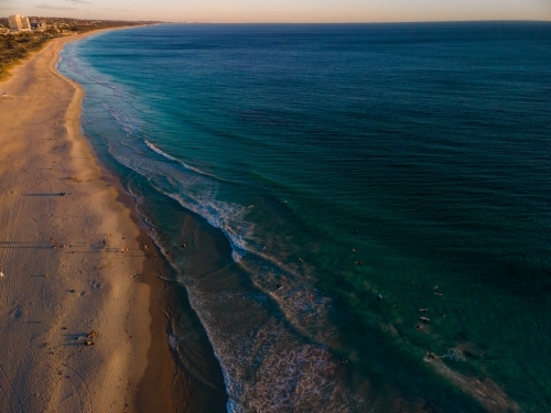 Trigg Beach Golden Hour - Australian Stock Image