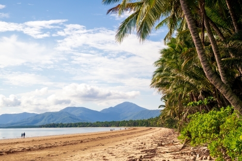 Tropical beachscape at Port Douglas - Australian Stock Image