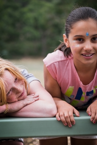 Two best friends together - Australian Stock Image