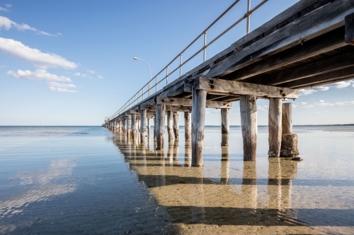 Under the Pier - Australian Stock Image