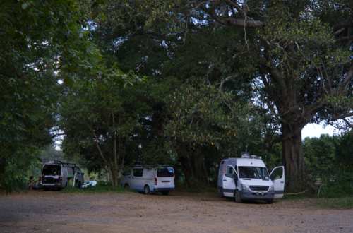 Van life, free camping - Australian Stock Image
