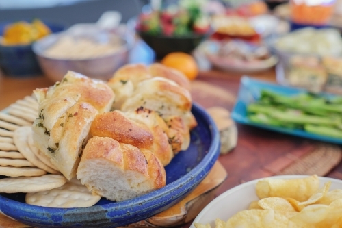 variety of summer food - Australian Stock Image