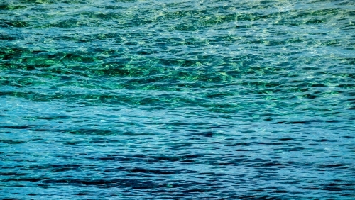 Vibrant blues of the ocean - Australian Stock Image