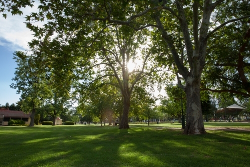 Victoria Park Dubbo - Australian Stock Image