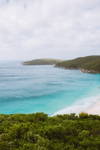View of a clean and colourful coastline - Australian Stock Image