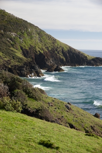 View of coastal headland - Australian Stock Image