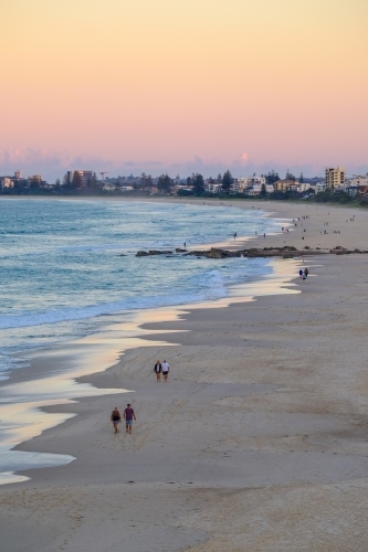 View of Elephant Rock, Currumbin, looking south - Australian Stock Image