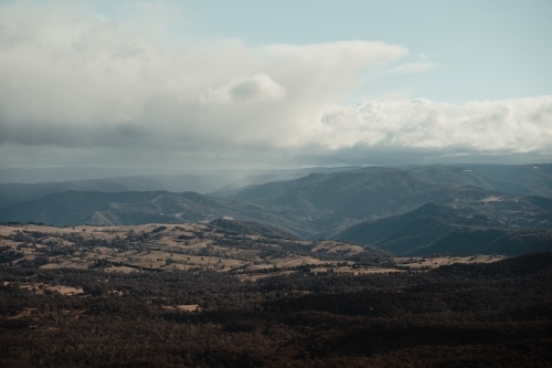 Views into the Megalong Valley from Cahill's Lookout, Blue Mountains.