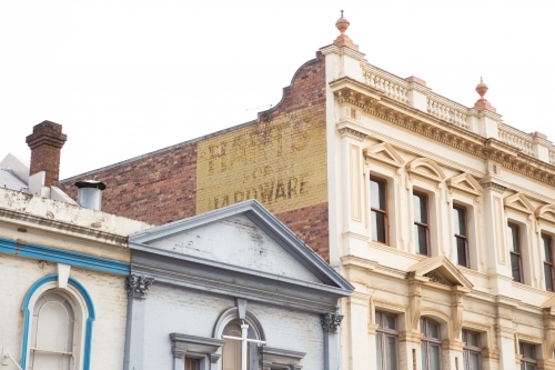 Vintage sign writing - Australian Stock Image