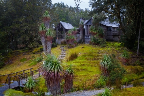 Waldheim Chalet - Cradle Mtn Lake St Clair N.P - Tasmania - Australian Stock Image