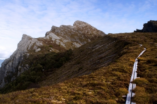 Walkway along a mountain top - Australian Stock Image