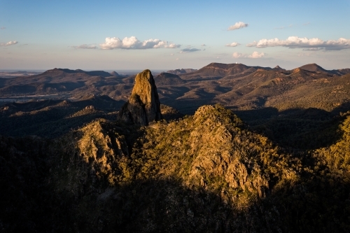 Warrumbungles at Sunset - Australian Stock Image
