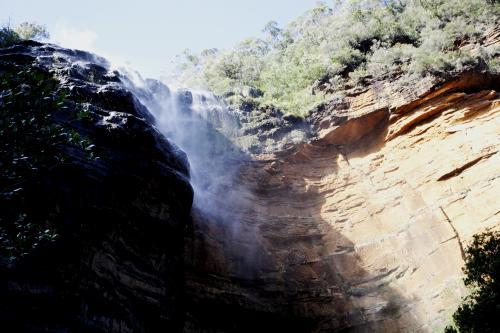 Waterfall mist - Australian Stock Image