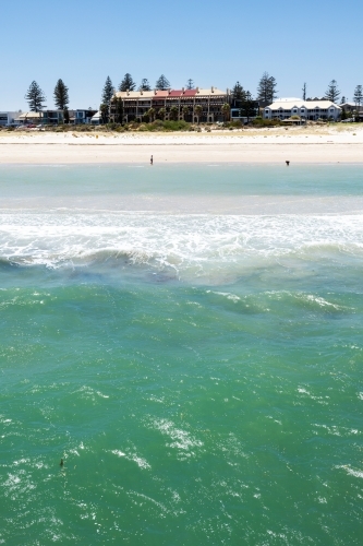 waterfront properties from the water - Australian Stock Image