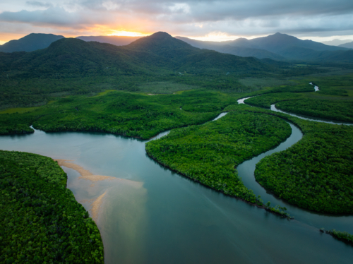 Waterways of the Hinchinbrook Channel - Australian Stock Image