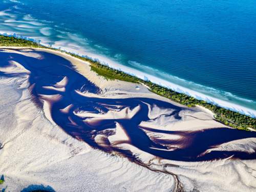 Wathumba aerial coastal landscape - Australian Stock Image