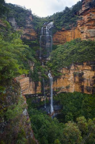 Wentworth Falls - Australian Stock Image