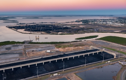Wiggins Island Coal Export Terminal - Australian Stock Image