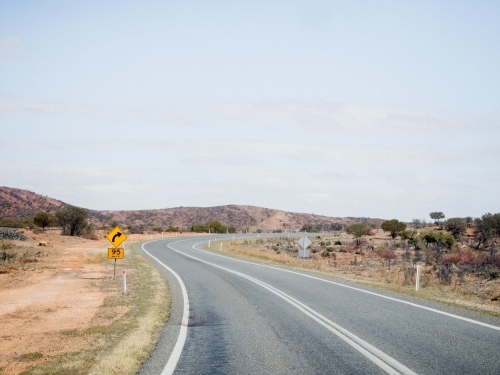 Winding Road to Broken Hill