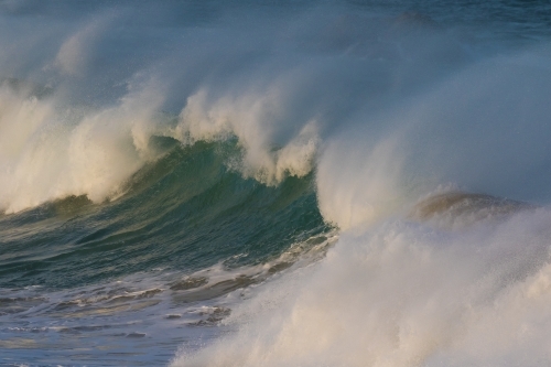 Windswept wave - Australian Stock Image