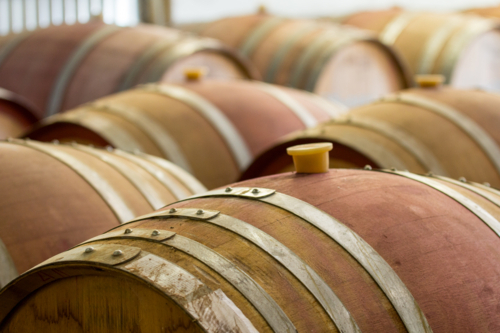 Wine Barrels - Australian Stock Image
