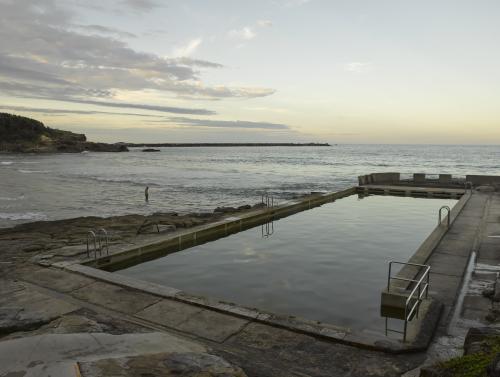 Yamba Ocean Pool, New South Wales - Australian Stock Image