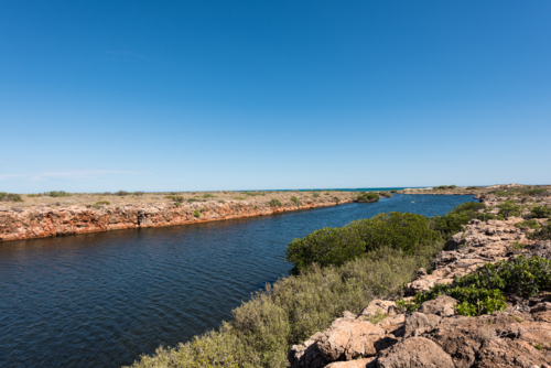 Yardie Creek Gorge in WA - Australian Stock Image