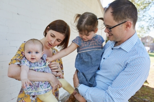 Young family - Australian Stock Image