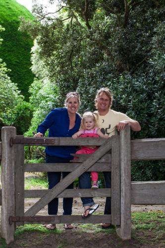 Young Farming Family - Australian Stock Image